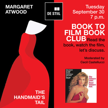 MARGARET ATWOOD - THE HANDMAID'S TALE - BOOK TO FILM BOOK CLUB EVENT