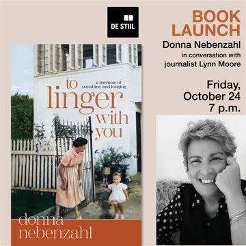 DONNA NEBENZAHL  - TO LINGER WITH YOU - BOOK LAUNCH