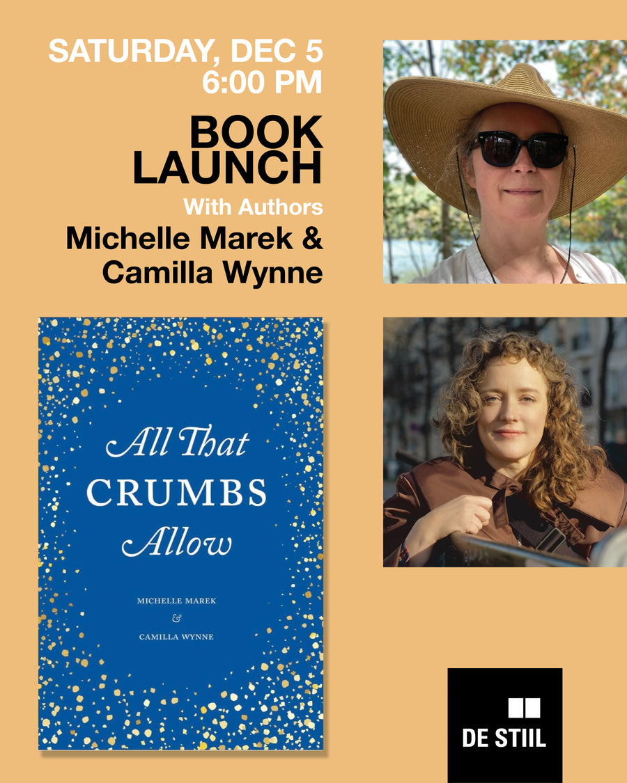 Book Launch - All that Crumbs Allow