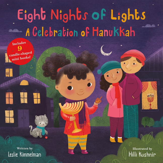 Cover of Eight Nights of Lights: A Celebration of Hanukkah