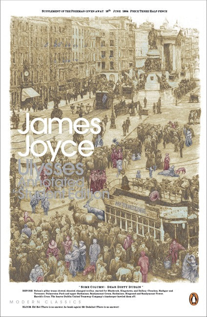 Cover of Modern Classics Ulysses Annotated Student's Edition