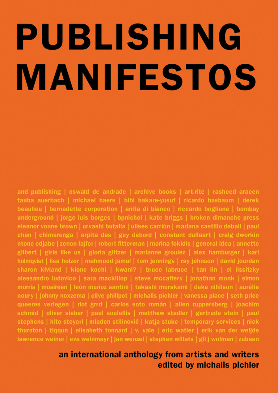 Cover of Publishing Manifestos