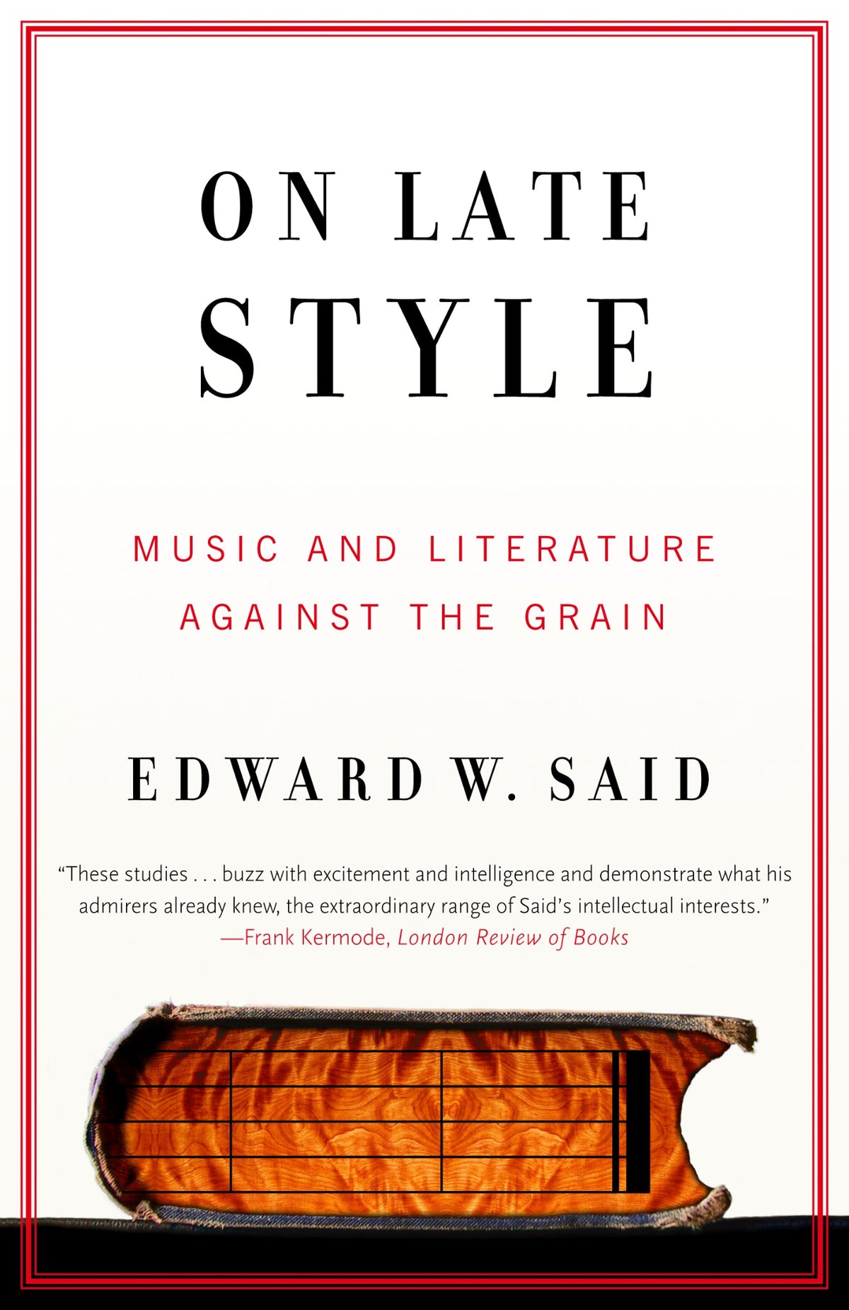 Cover of On Late Style