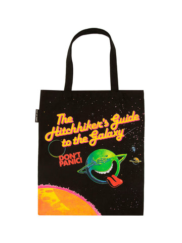 Cover of The Hitchhiker's Guide to the Galaxy Tote Bag