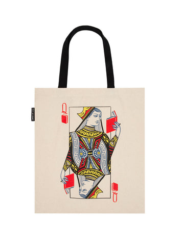 Cover of Queen of Books Tote Bag