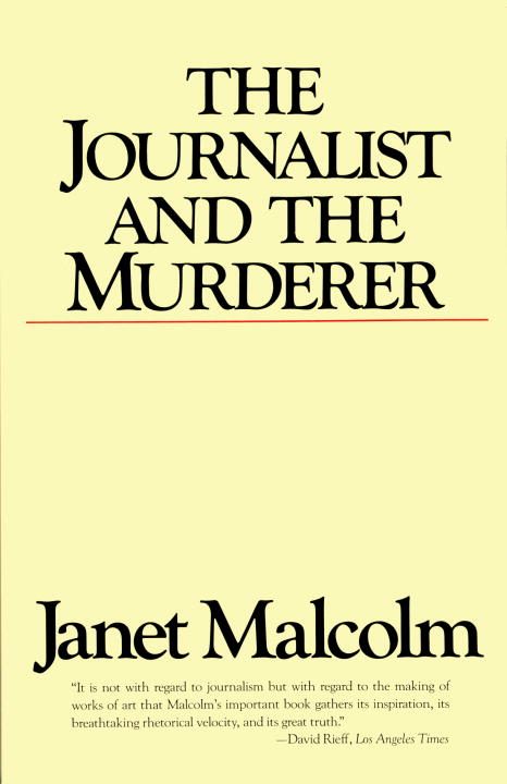 Cover of The Journalist and the Murderer