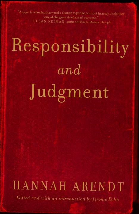 Cover of Responsibility and Judgment