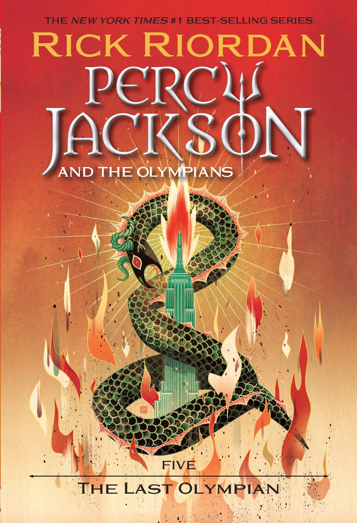 Cover of Percy Jackson and the Olympians, Book Five: The Last Olympian