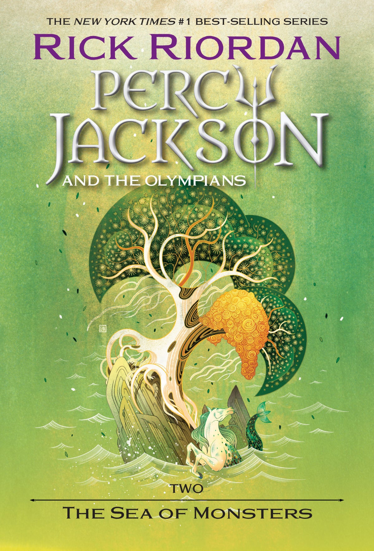 Cover of Percy Jackson and the Olympians, Book Two: The Sea of Monsters
