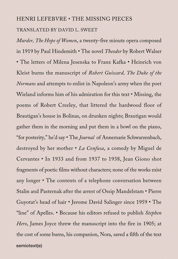 Cover of The Missing Pieces